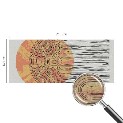 Fototapet för barn Cirkel med linjer