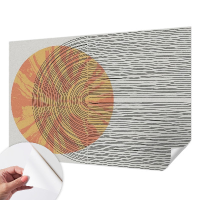 Fototapet för barn Cirkel med linjer