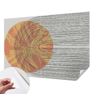 Fototapet för barn Cirkel med linjer