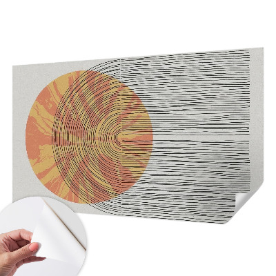 Fototapet för barn Cirkel med linjer