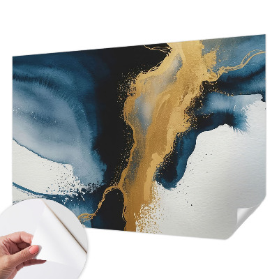 Självhäftande fototapet med färgglad abstrakt design