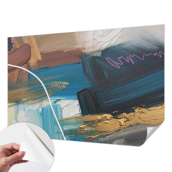 3D fototapet med ett abstrakt mönster