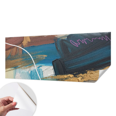 3D fototapet med ett abstrakt mönster