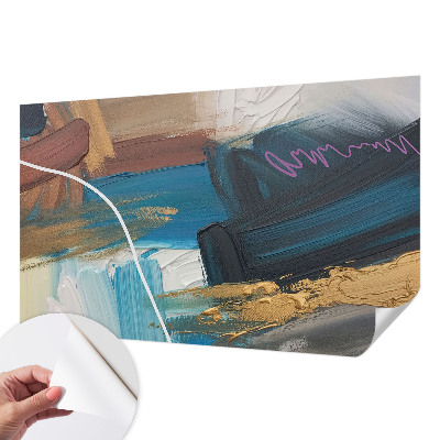 3D fototapet med ett abstrakt mönster
