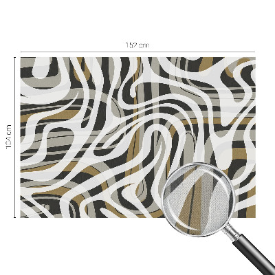 Peel and stick fototapet med motiv av abstrakta linjer