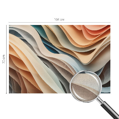 Fototapet barn Vågiga former