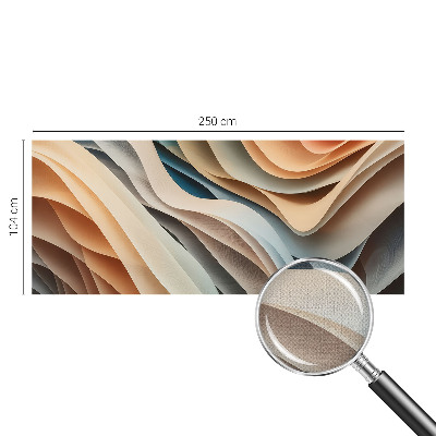 Fototapet barn Vågiga former