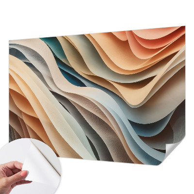 Fototapet barn Vågiga former