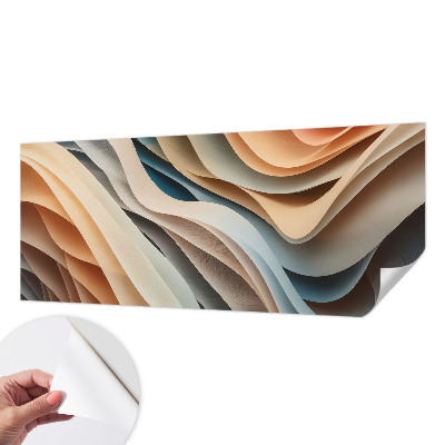 Fototapet barn Vågiga former