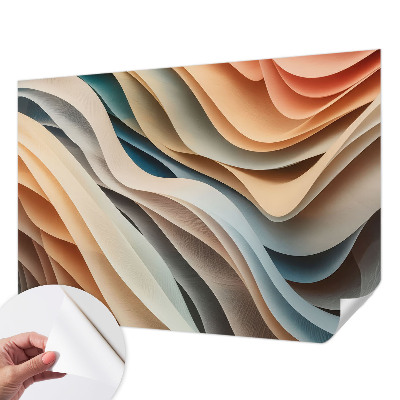 Fototapet barn Vågiga former