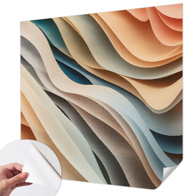 Fototapet barn Vågiga former