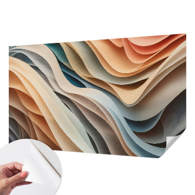 Fototapet barn Vågiga former