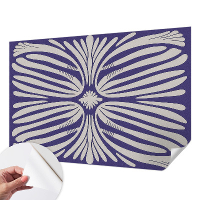 Självhäftande fototapet Blomsymmetri