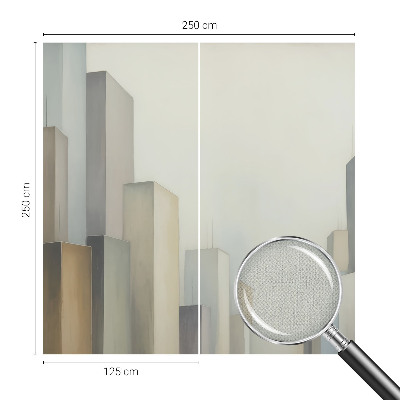 Fototapet barnrum Stadens skyskrapor