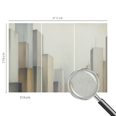 Fototapet barnrum Stadens skyskrapor