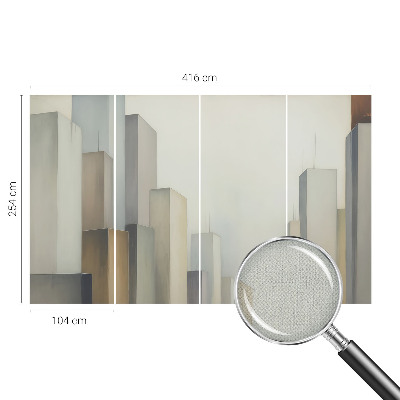 Fototapet barnrum Stadens skyskrapor