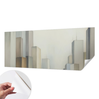 Fototapet barnrum Stadens skyskrapor