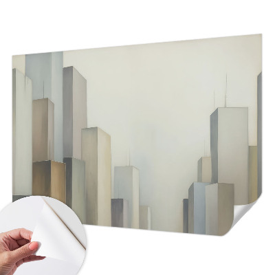 Fototapet barnrum Stadens skyskrapor