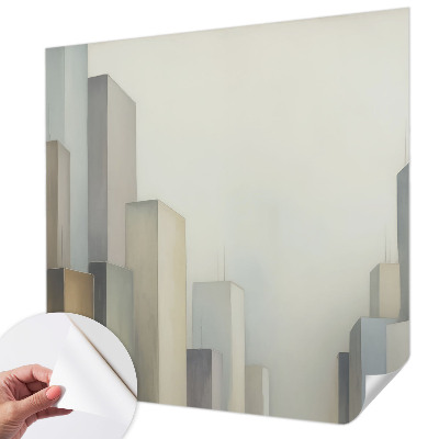 Fototapet barnrum Stadens skyskrapor