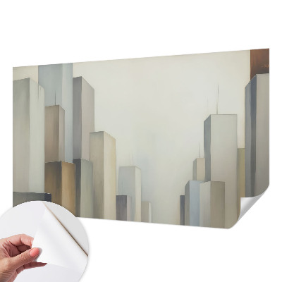 Fototapet barnrum Stadens skyskrapor