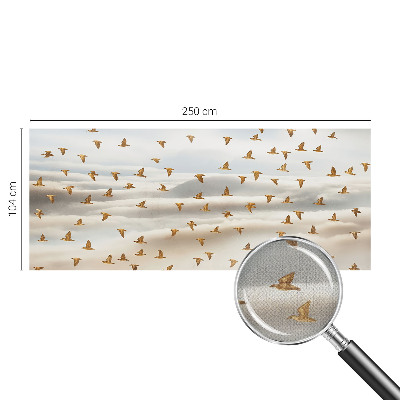 Peel and stick fototapet med motiv av flygande fåglar