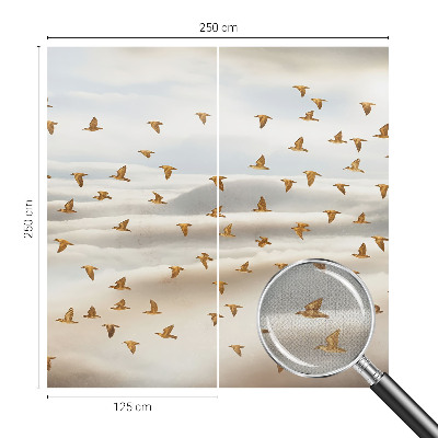Peel and stick fototapet med motiv av flygande fåglar