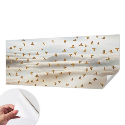 Peel and stick fototapet med motiv av flygande fåglar