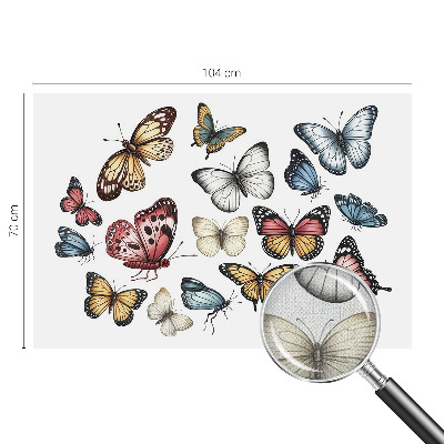 Fototapet barnrum Paradisfjärilar