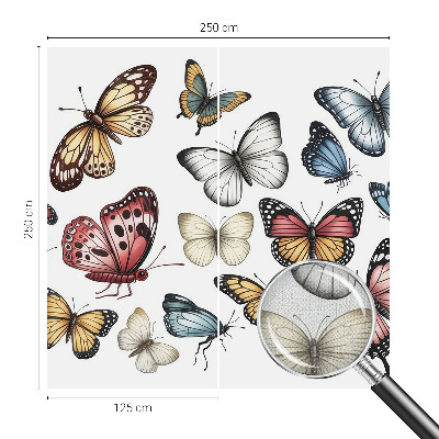 Fototapet barnrum Paradisfjärilar