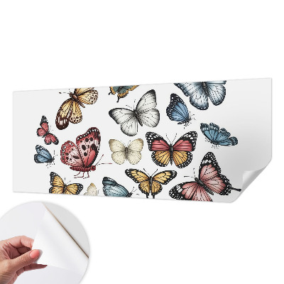 Fototapet barnrum Paradisfjärilar