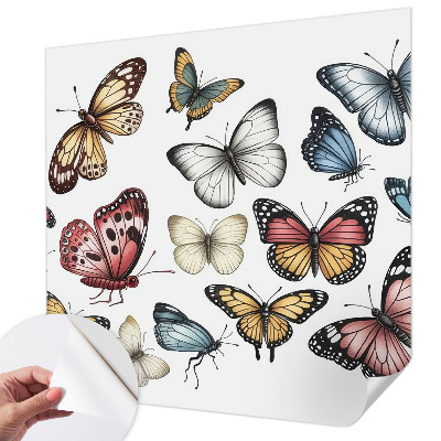 Fototapet barnrum Paradisfjärilar