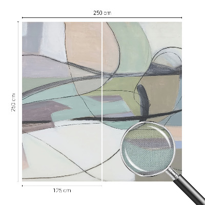 Fototapet för barn Pastelllinjer