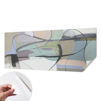 Fototapet för barn Pastelllinjer