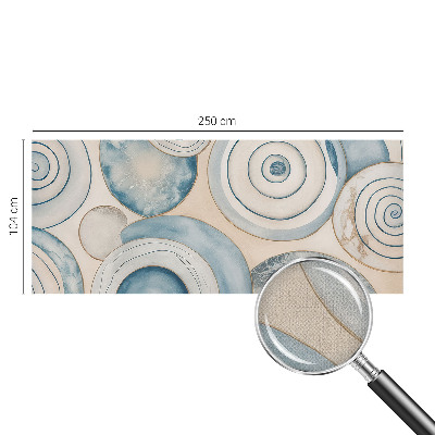 3D fototapet Spiralvirvlar