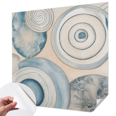 3D fototapet Spiralvirvlar