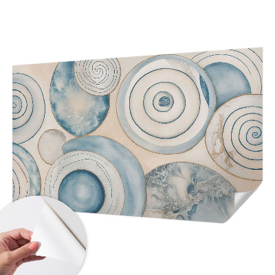 3D fototapet Spiralvirvlar