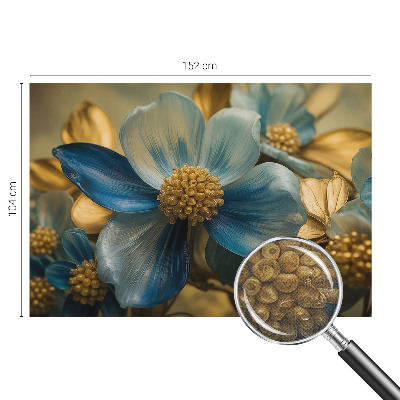 Självhäftande fototapet med motiv av ett blomsterarrangemang