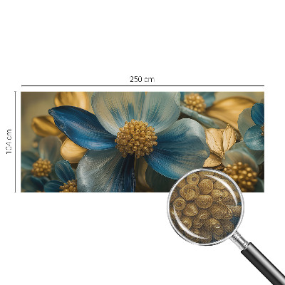 Självhäftande fototapet med motiv av ett blomsterarrangemang