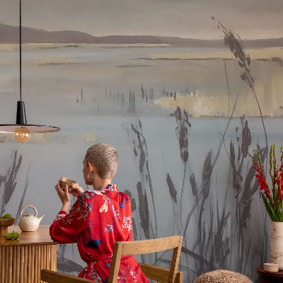 Fototapet för barn med motiv av en lugn sjö