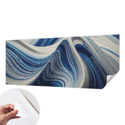 3D fototapet med en harmonisk abstrakt design