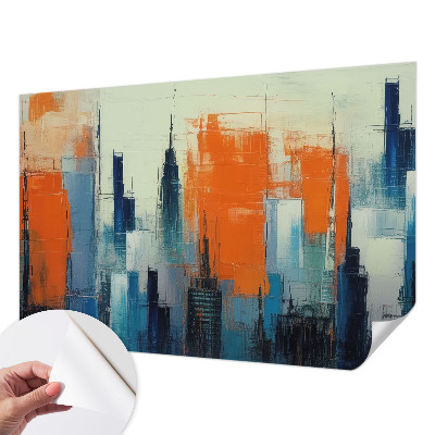 Peel and stick fototapet Abstrakt stad