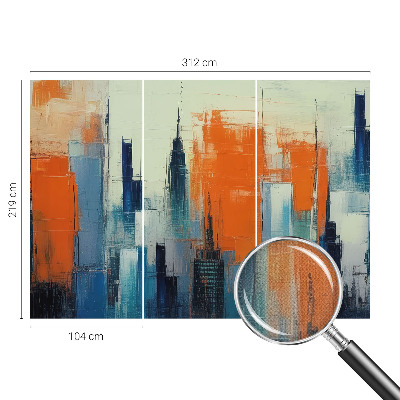 Peel and stick fototapet Abstrakt stad