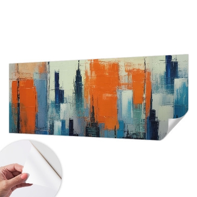 Peel and stick fototapet Abstrakt stad