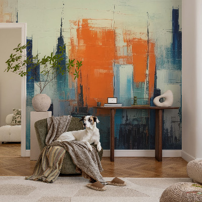 Peel and stick fototapet Abstrakt stad