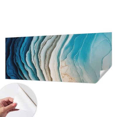 Självhäftande fototapet Vågor av harmoni