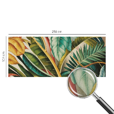 Självhäftande fotovägg med motiv av exotiska blad