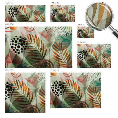 Fototapet barn Abstrakta löv