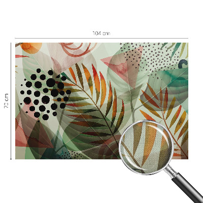 Fototapet barn Abstrakta löv