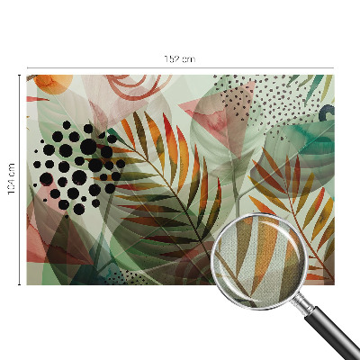 Fototapet barn Abstrakta löv