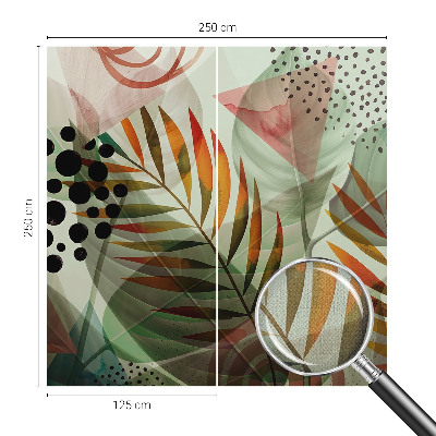 Fototapet barn Abstrakta löv